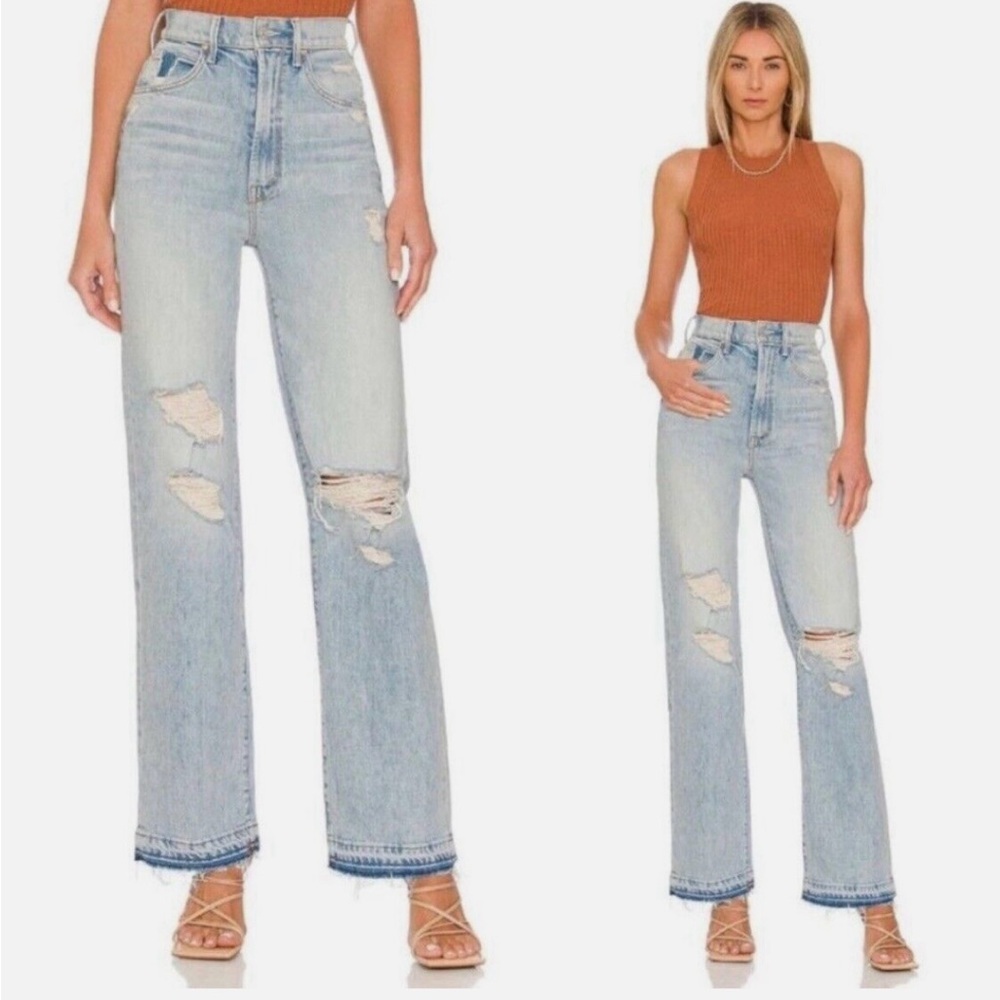 Mother Superior High Waisted Tunnel Vision Sneak Undone Hem Vacation Temptation